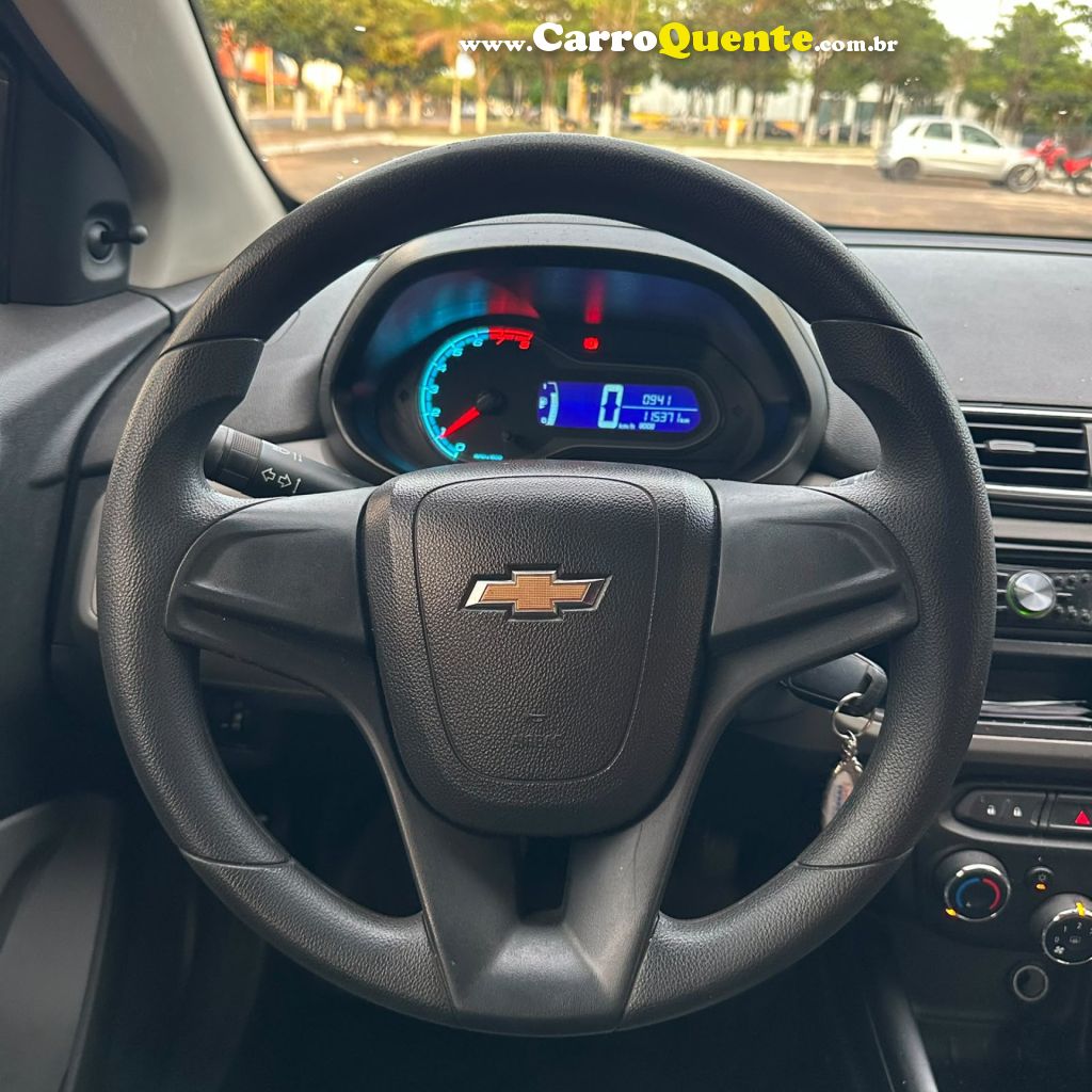 CHEVROLET   ONIX HATCH LS 1.0 8V FLEXPOWER 5P MEC.   AZUL 2015 1.0 FLEX - Loja