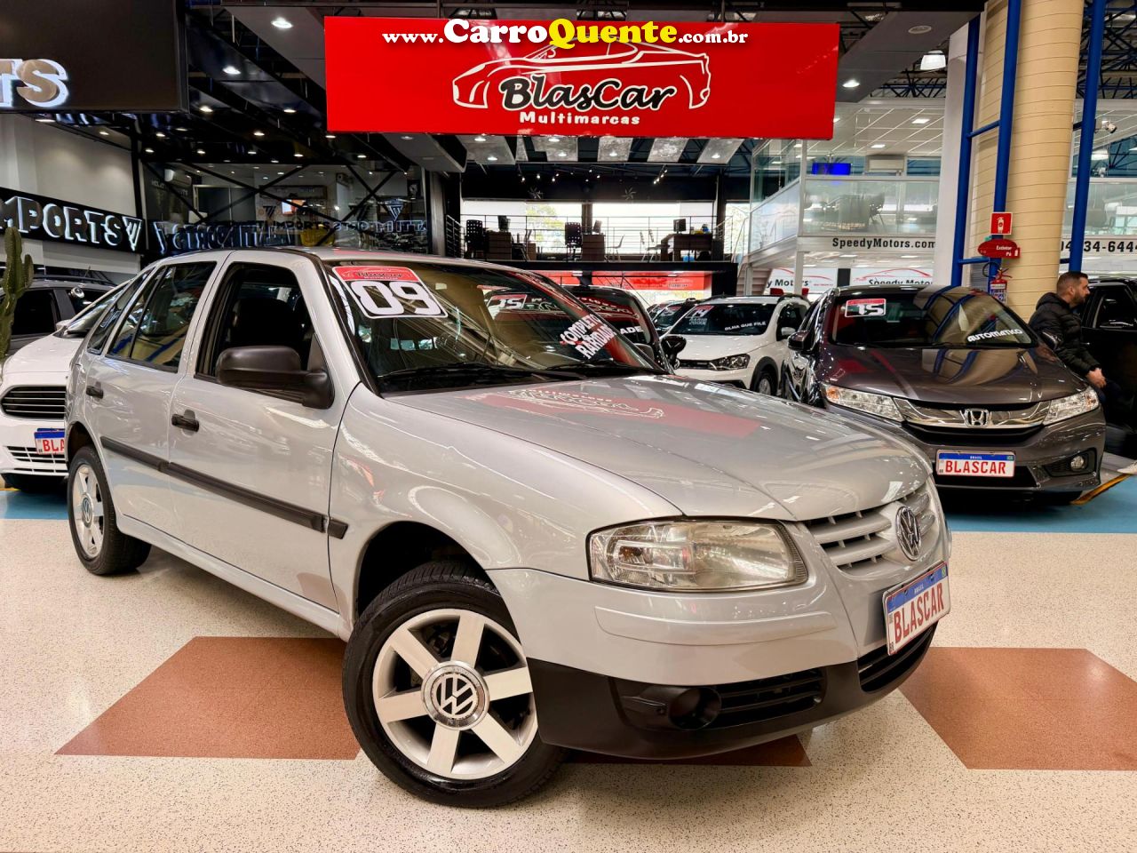 VOLKSWAGEN GOL 1.0 MI PLUS 8V G.IV COMPLETO 2009 - Loja