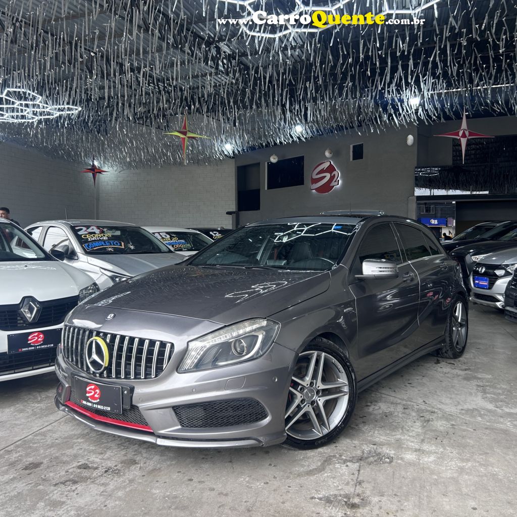 MERCEDES-BENZ   A250 TURBO SPORT 2.0   CINZA 2015 2.0 GASOLINA - Loja