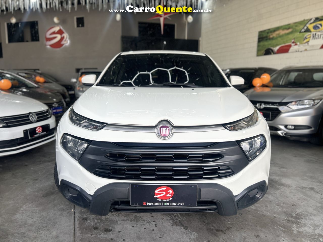 FIAT   TORO ENDURANCE 1.8 16V FLEX AUT.   BRANCO 2020 1.8 FLEX - Loja