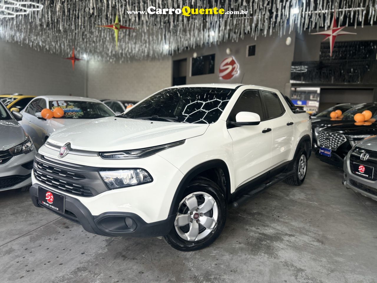 FIAT   TORO ENDURANCE 1.8 16V FLEX AUT.   BRANCO 2020 1.8 FLEX - Loja