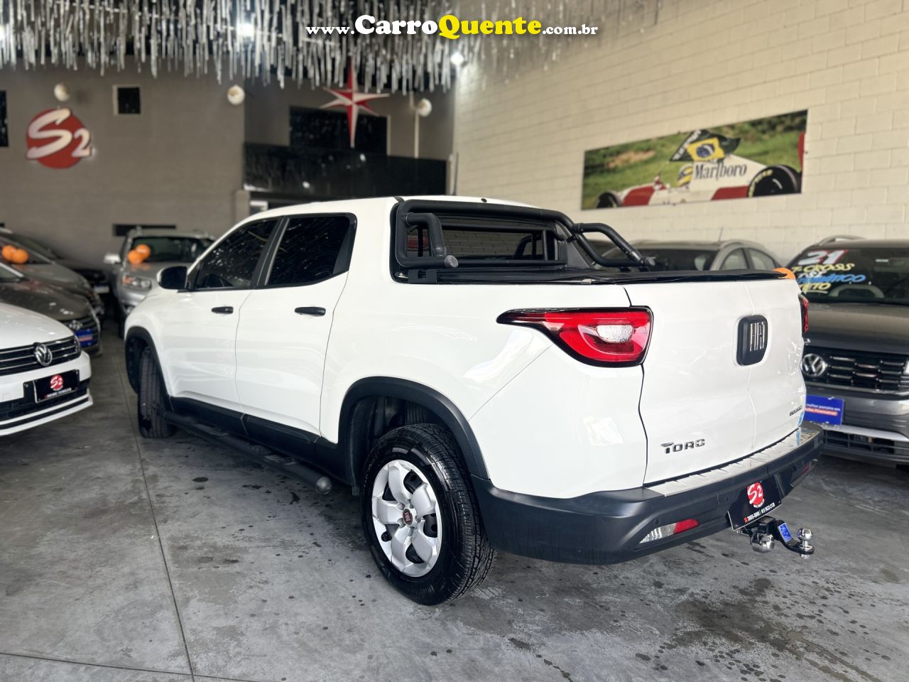 FIAT   TORO ENDURANCE 1.8 16V FLEX AUT.   BRANCO 2020 1.8 FLEX - Loja
