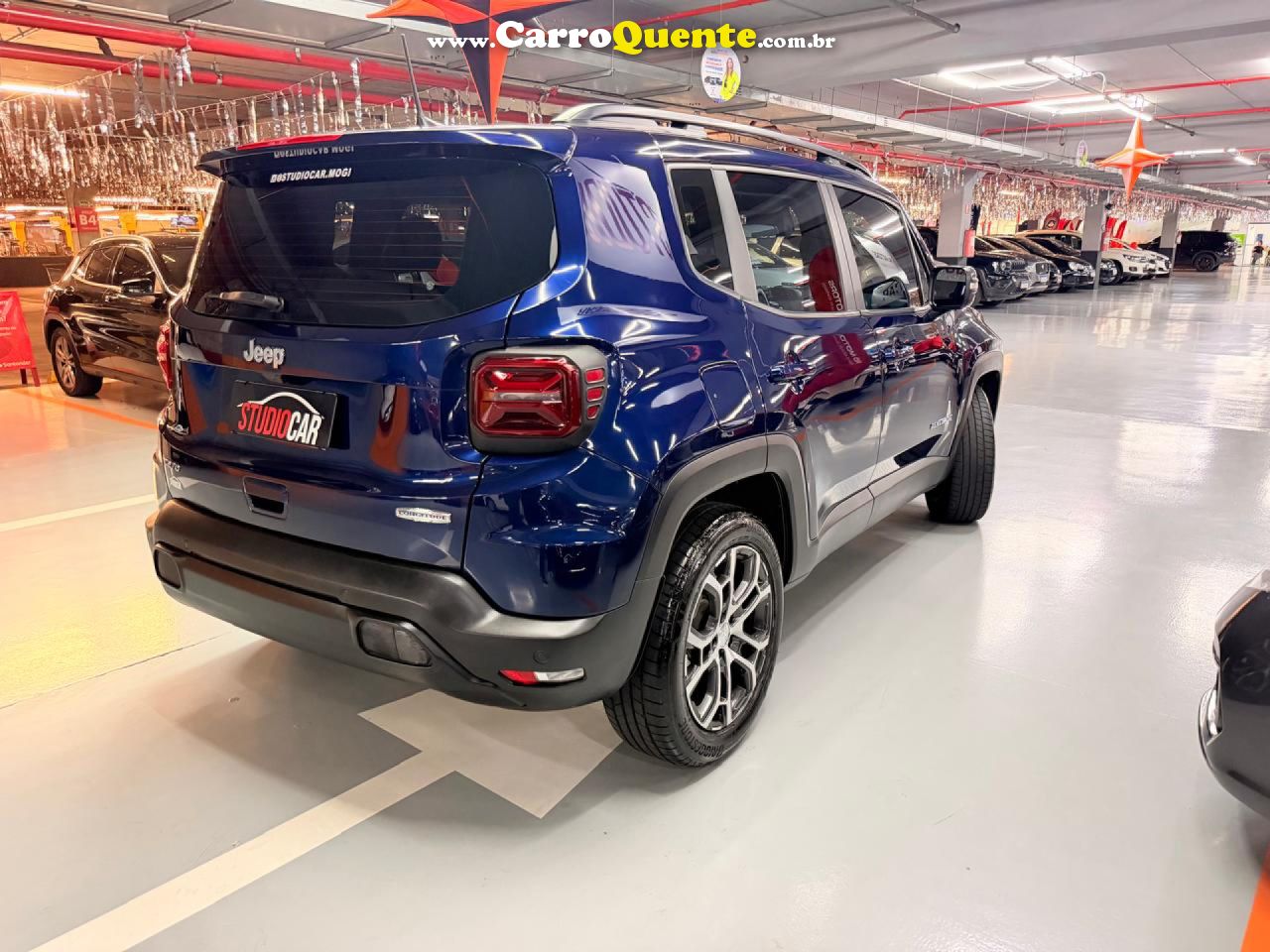 JEEP   RENEGADE LONG. T270 1.3 TB 4X2 FLEX AUT.   AZUL 2023 1.3 FLEX - Loja
