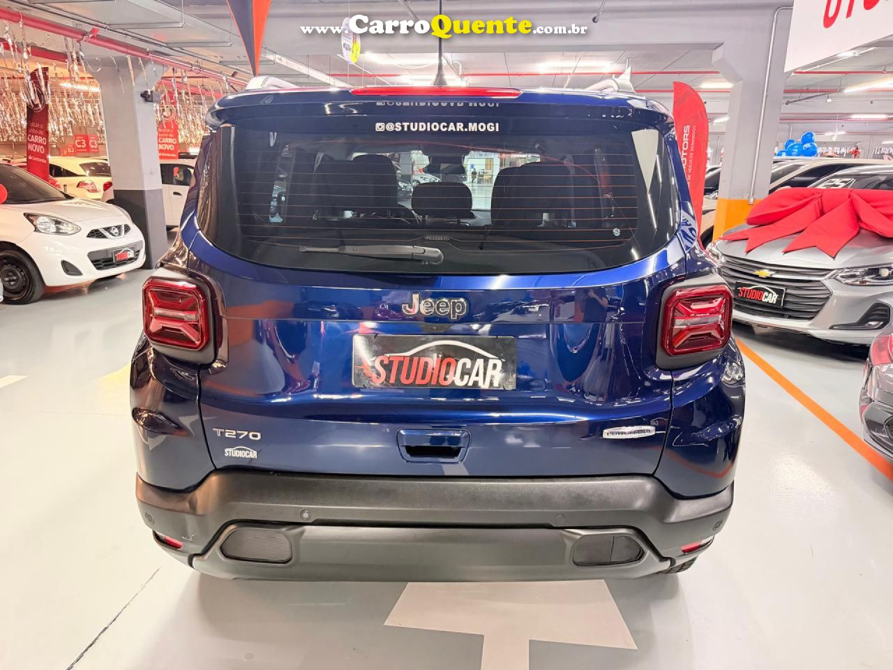 JEEP   RENEGADE LONG. T270 1.3 TB 4X2 FLEX AUT.   AZUL 2023 1.3 FLEX - Loja