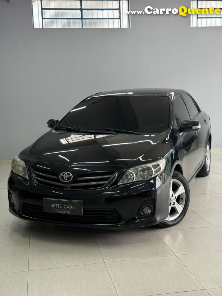 TOYOTA   COROLLA XEI 2.0 FLEX 16V AUT.   PRETO 2012 2.0 FLEX - Loja