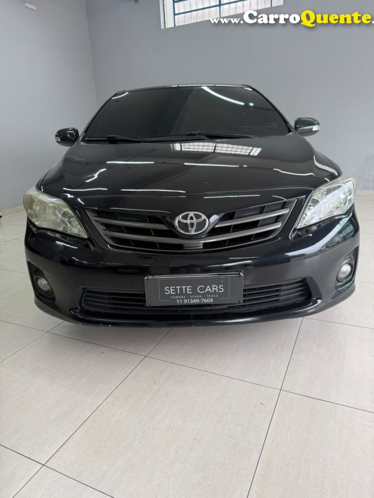 TOYOTA   COROLLA XEI 2.0 FLEX 16V AUT.   PRETO 2012 2.0 FLEX - Loja