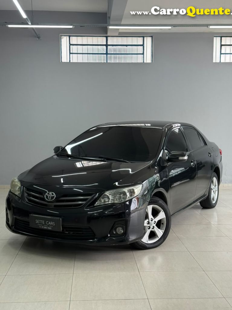 TOYOTA   COROLLA XEI 2.0 FLEX 16V AUT.   PRETO 2012 2.0 FLEX - Loja