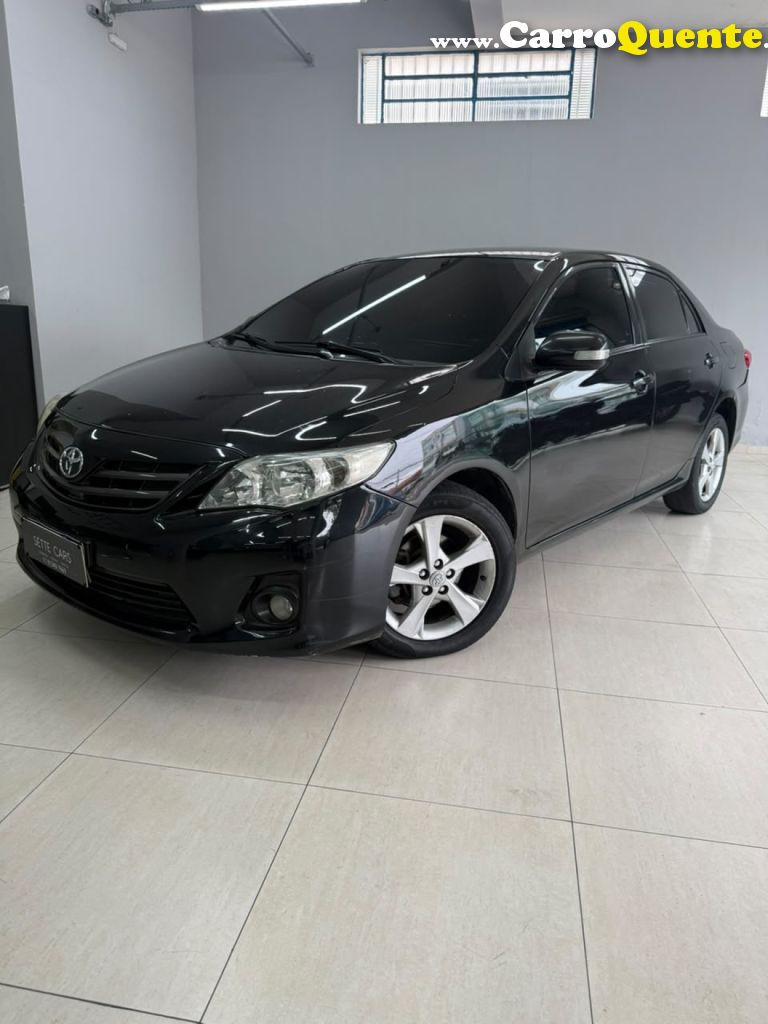 TOYOTA   COROLLA XEI 2.0 FLEX 16V AUT.   PRETO 2012 2.0 FLEX - Loja
