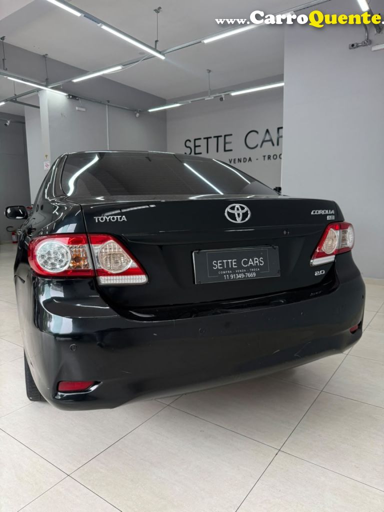 TOYOTA   COROLLA XEI 2.0 FLEX 16V AUT.   PRETO 2012 2.0 FLEX - Loja