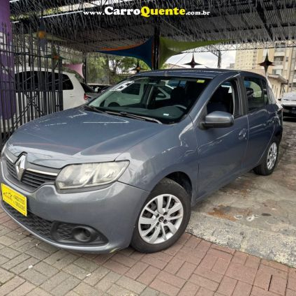 RENAULT   SANDERO EXPRESSION HI-POWER 1.0 16V 5P   CINZA 2015 1.0 FLEX