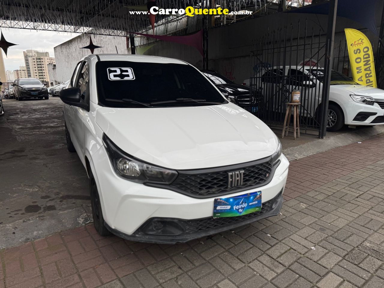 FIAT   ARGO 1.0 6V FLEX.   BRANCO 2023  1.0 FLEX - Loja