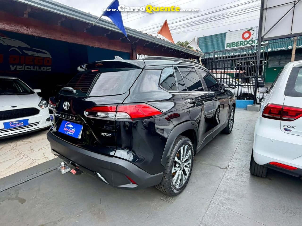 TOYOTA   COROLLA CROSS XRE 2.0 16V FLEX AUT.   PRETO 2022 2.0 FLEX - Loja