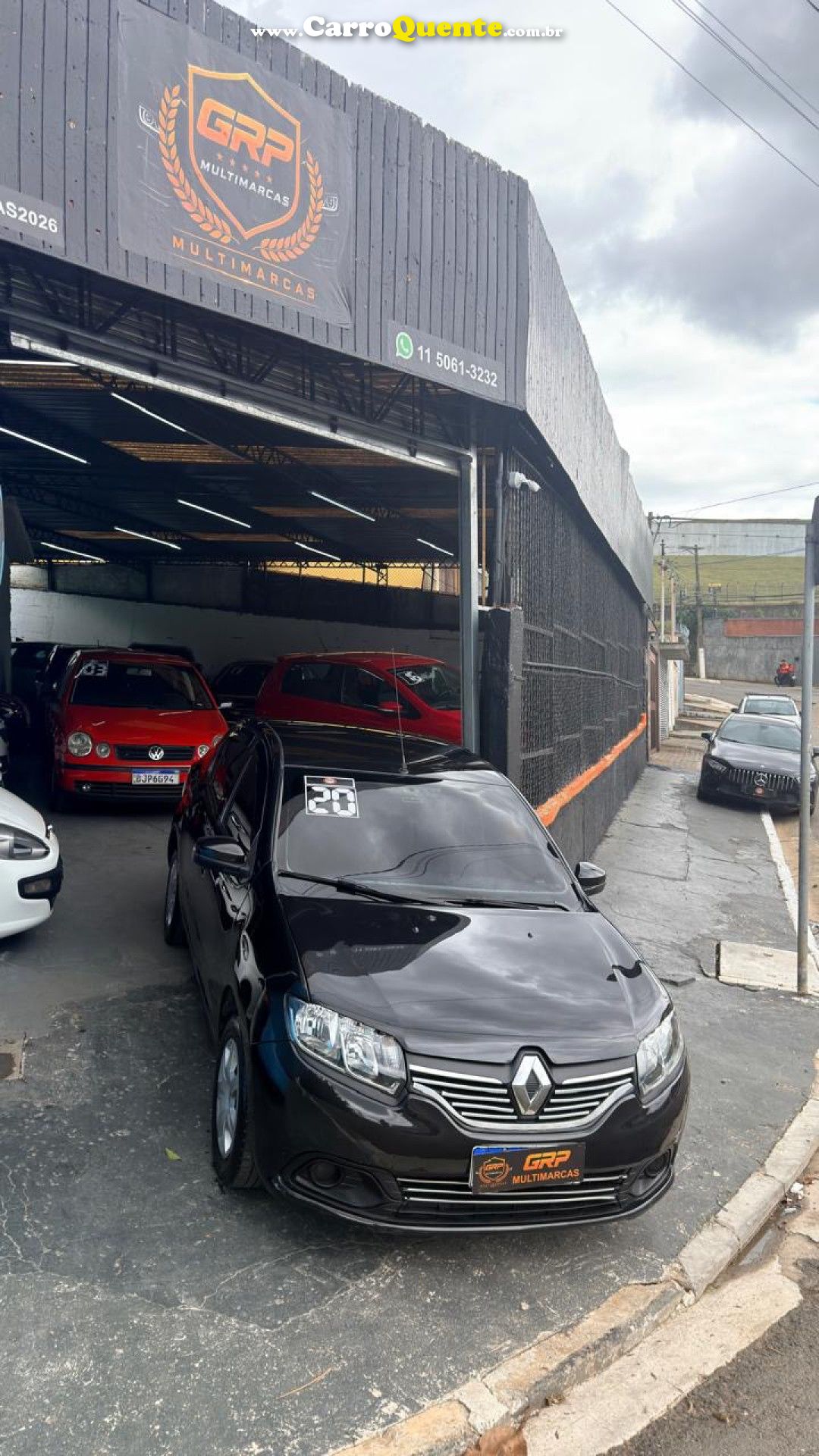 RENAULT   LOGAN EXPRESSION FLEX 1.0 12V 4P   PRETO 2020 1.0 FLEX - Loja