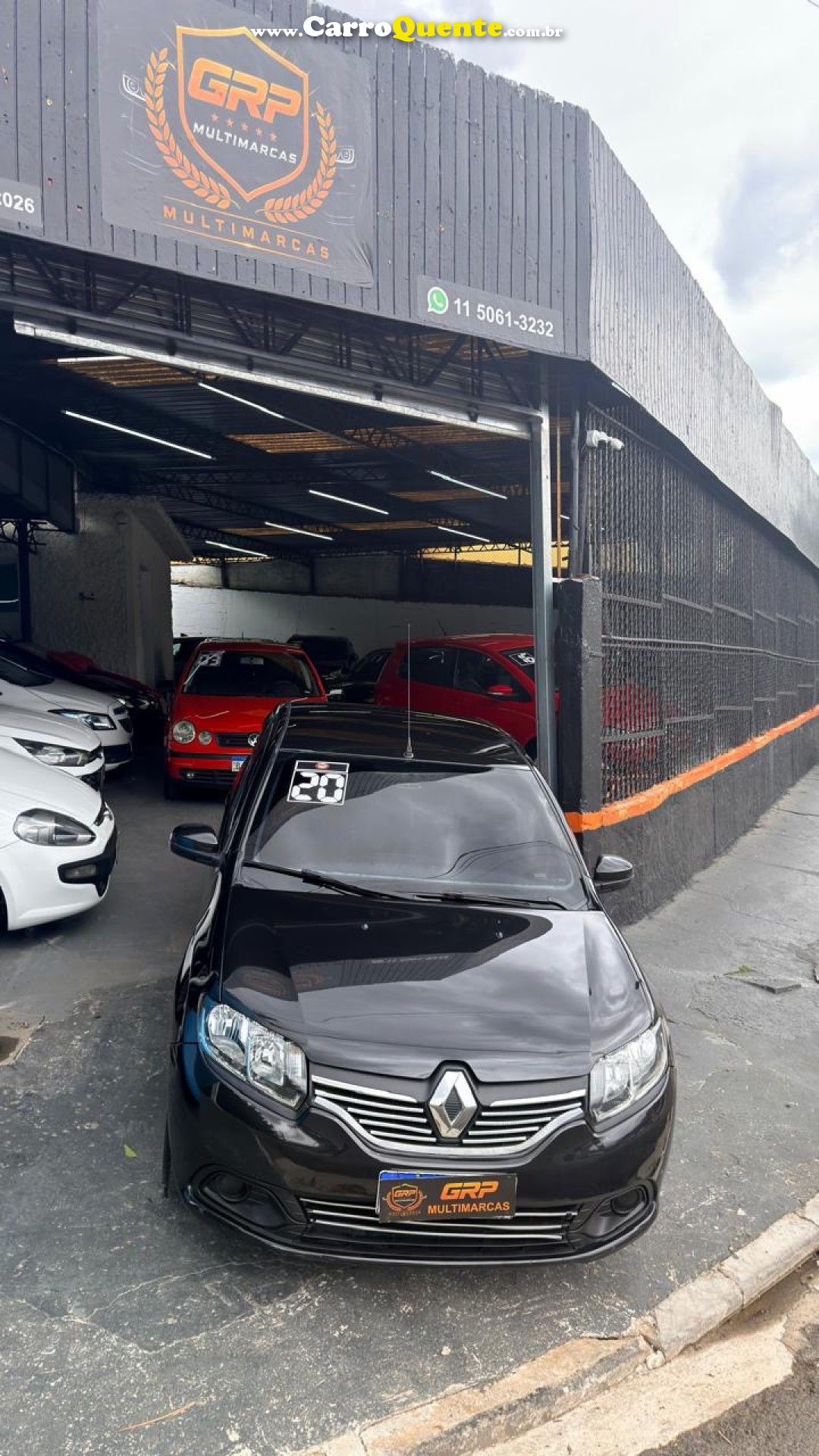 RENAULT   LOGAN EXPRESSION FLEX 1.0 12V 4P   PRETO 2020 1.0 FLEX - Loja