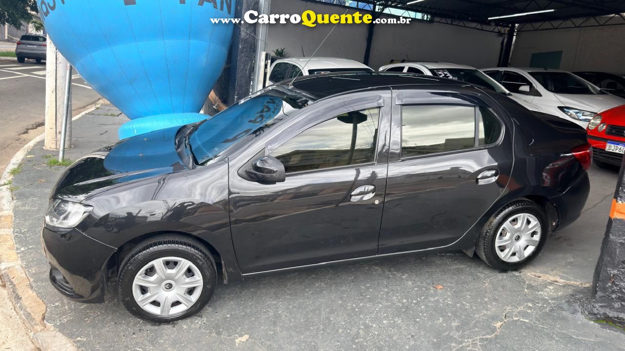 RENAULT   LOGAN EXPRESSION FLEX 1.0 12V 4P   PRETO 2020 1.0 FLEX - Loja