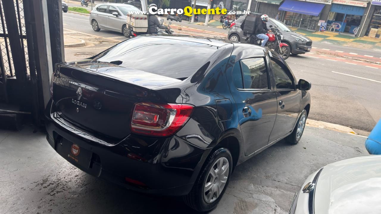 RENAULT   LOGAN EXPRESSION FLEX 1.0 12V 4P   PRETO 2020 1.0 FLEX - Loja