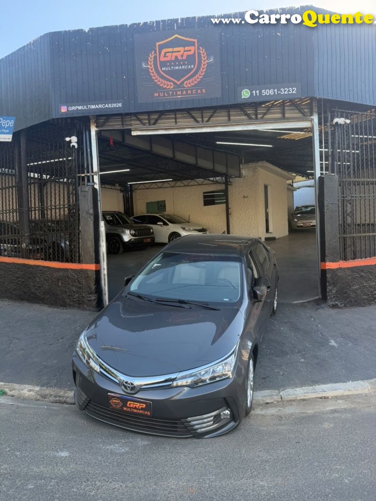 TOYOTA   COROLLA XEI 2.0 FLEX 16V AUT.   CINZA 2015 2.0 FLEX - Loja