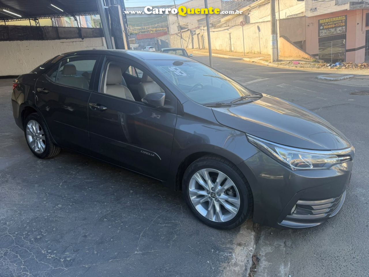 TOYOTA   COROLLA XEI 2.0 FLEX 16V AUT.   CINZA 2015 2.0 FLEX - Loja