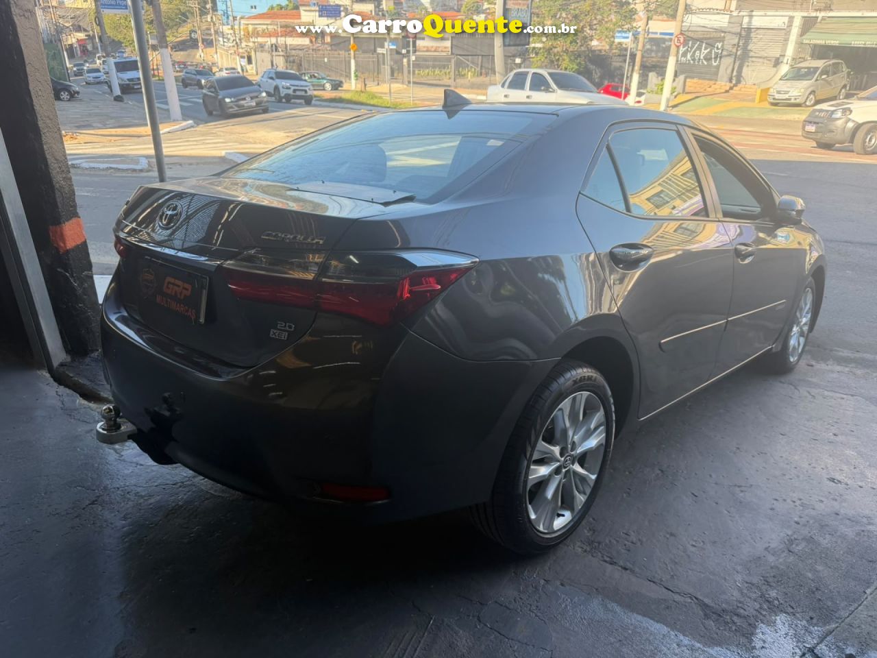 TOYOTA   COROLLA XEI 2.0 FLEX 16V AUT.   CINZA 2015 2.0 FLEX - Loja