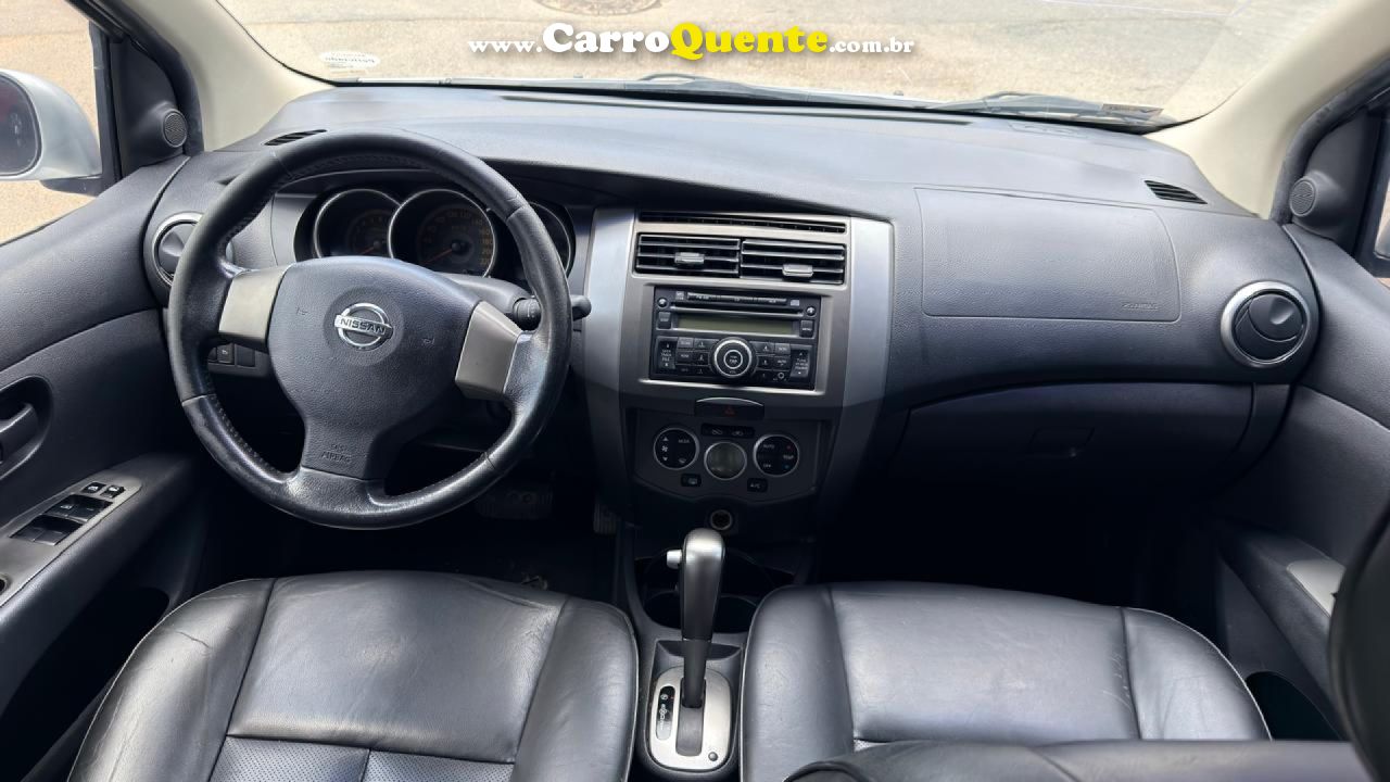 NISSAN   LIVINA GRAND SL 1.8 16V FLEX FUEL AUT.   PRATA 2012 1.8 FLEX - Loja