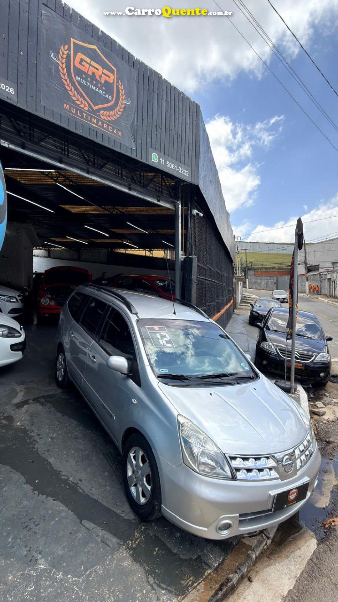 NISSAN   LIVINA GRAND SL 1.8 16V FLEX FUEL AUT.   PRATA 2012 1.8 FLEX - Loja
