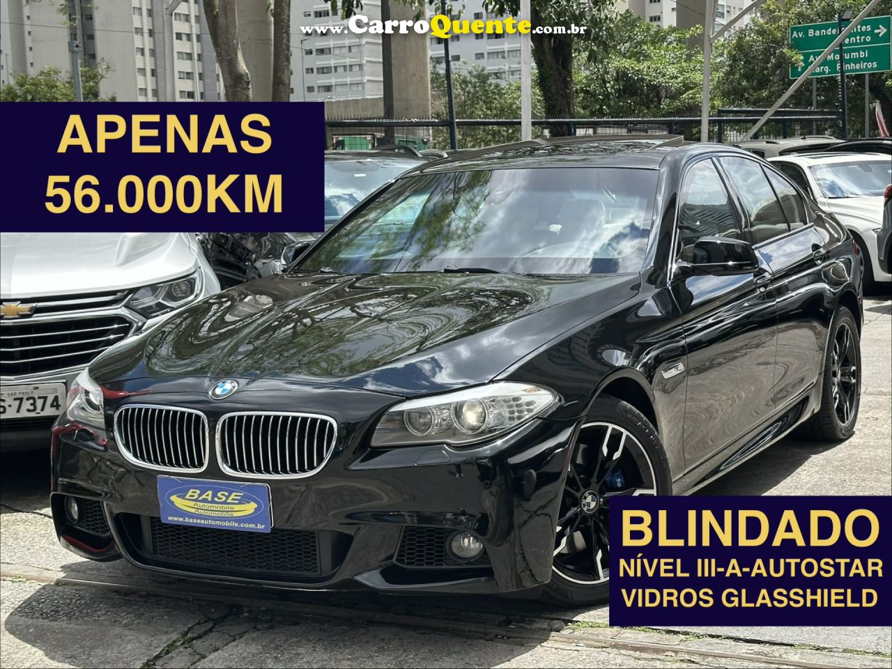 BMW   535IA 3.0 24V 306CV BI-TURBO   PRETO 2013 3.0 GASOLINA - Loja