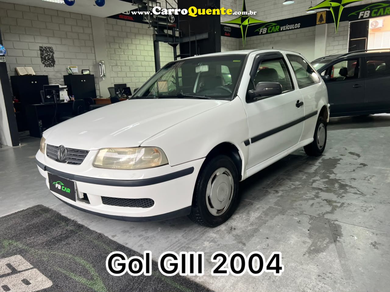 VOLKSWAGEN   GOL CITY 1.0 MI 8V 2P   BRANCO 2004 1.0 GASOLINA - Loja
