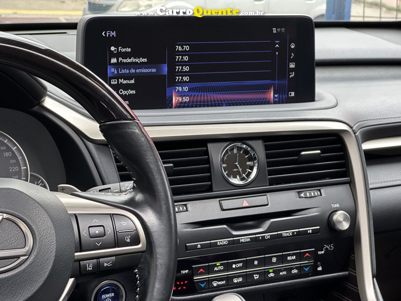 LEXUS   RX-450H LUXURY 3.5 24V V6 AUT. (HÍBRIDO)   PRETO 2022 3.5 GASOLINA E ELÉTRICO - Loja