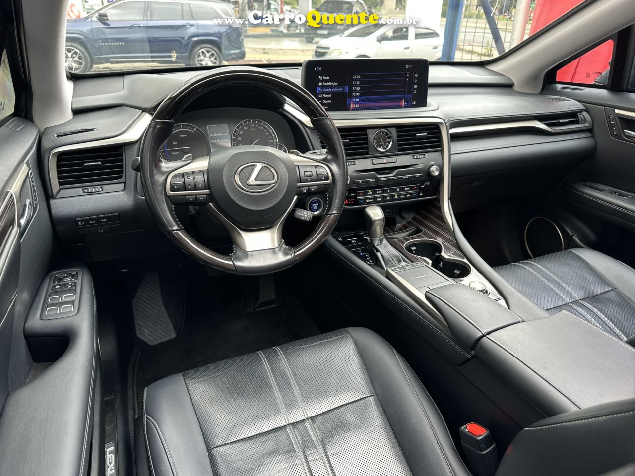 LEXUS   RX-450H LUXURY 3.5 24V V6 AUT. (HÍBRIDO)   PRETO 2022 3.5 GASOLINA E ELÉTRICO - Loja