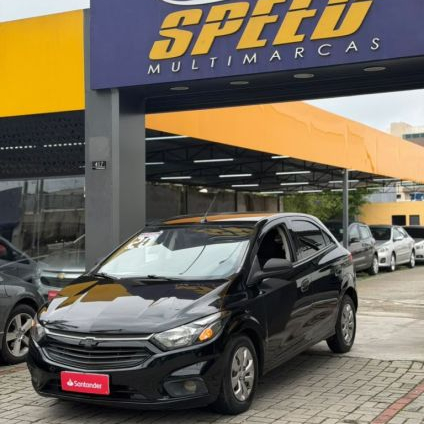 CHEVROLET   ONIX HATCH 1.0 12V FLEX 5P MEC.   PRETO 2020 1.0 FLEX