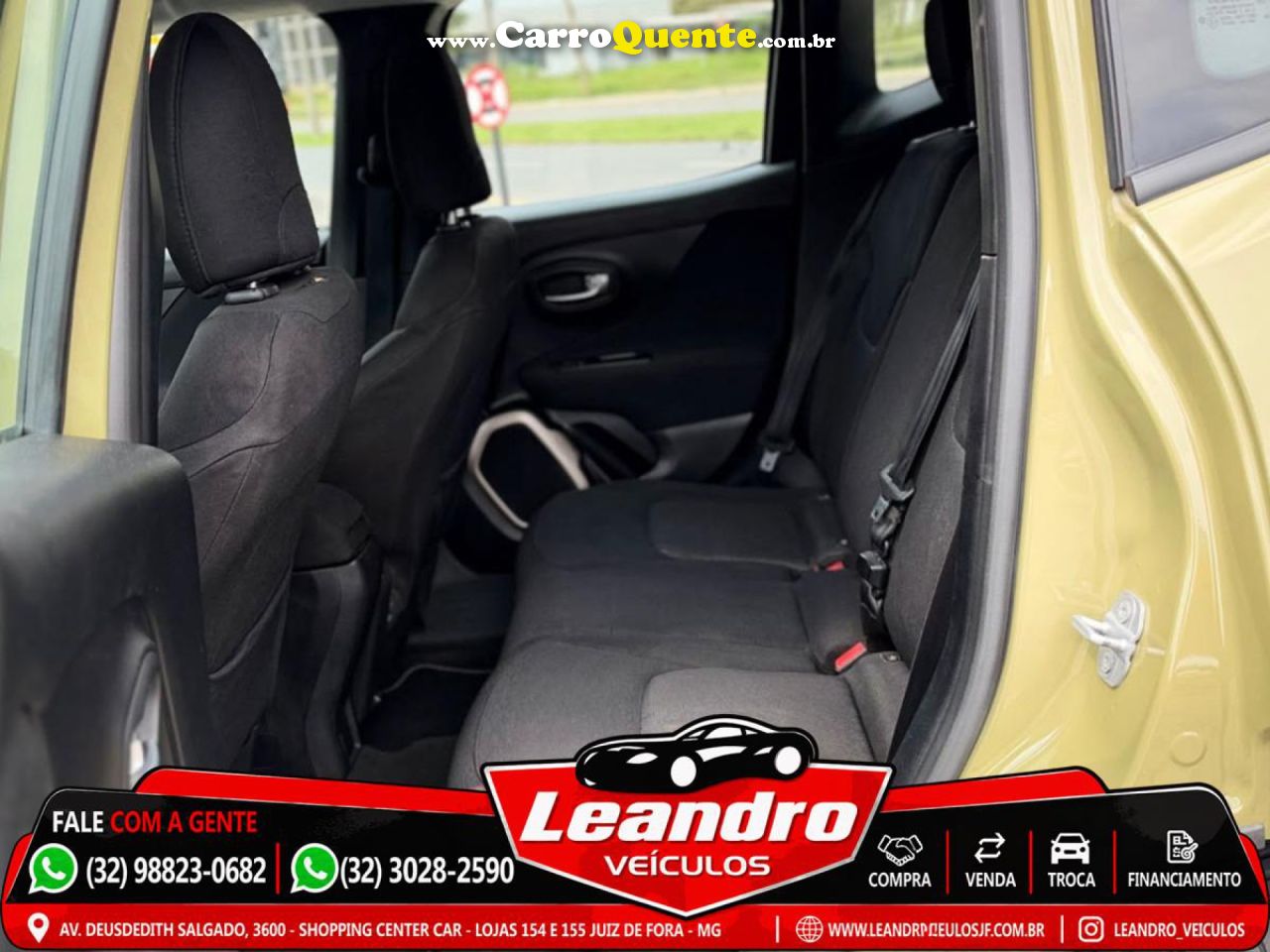JEEP   RENEGADE LONGITUDE 1.8 4X2 FLEX 16V AUT.   VERDE 2016 1.8 FLEX - Loja