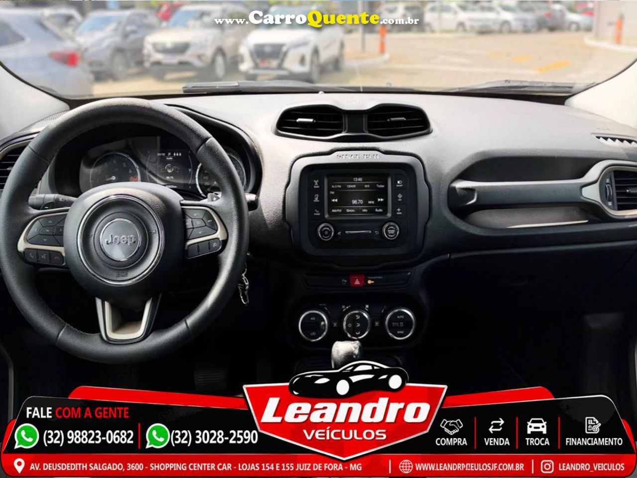 JEEP   RENEGADE LONGITUDE 1.8 4X2 FLEX 16V AUT.   VERDE 2016 1.8 FLEX - Loja