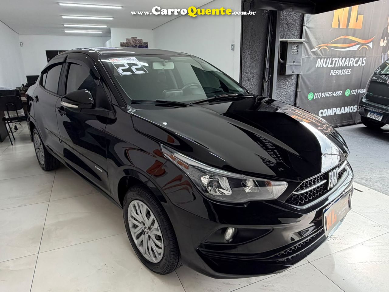 FIAT   CRONOS DRIVE 1.3 8V FLEX   PRETO 2022 1.3 FLEX - Loja