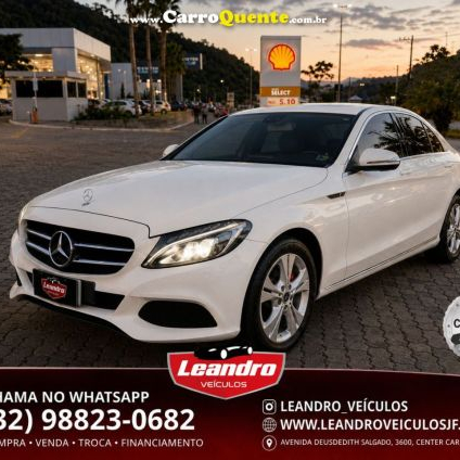 MERCEDES-BENZ   C-180 CGI AVANT. 1.61.6 FLEXTB 16V AUT.   BRANCO 2016 1.6 GASOLINA
