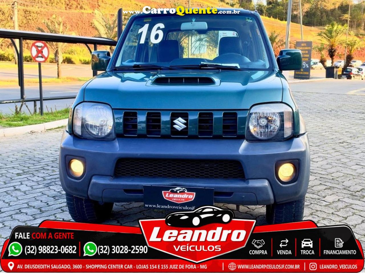 SUZUKI   JIMNY WIDE JIMNY4ALL 1.3 16V   VERDE 2016 1.3 GASOLINA - Loja