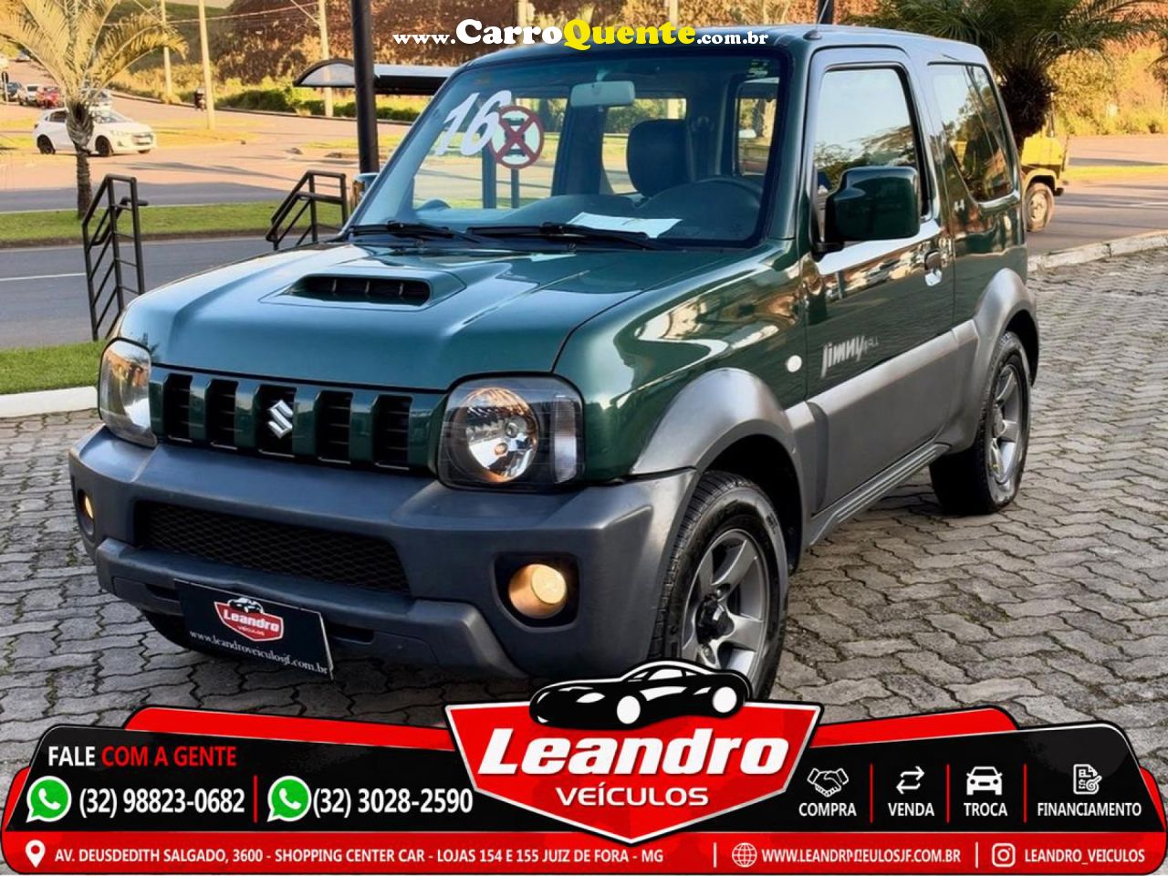 SUZUKI   JIMNY WIDE JIMNY4ALL 1.3 16V   VERDE 2016 1.3 GASOLINA - Loja