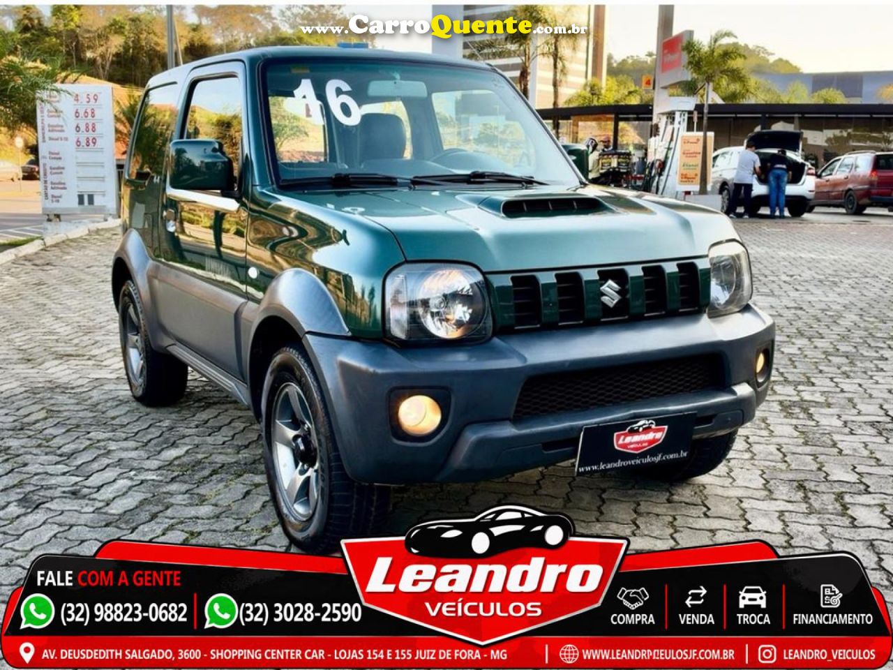SUZUKI   JIMNY WIDE JIMNY4ALL 1.3 16V   VERDE 2016 1.3 GASOLINA - Loja