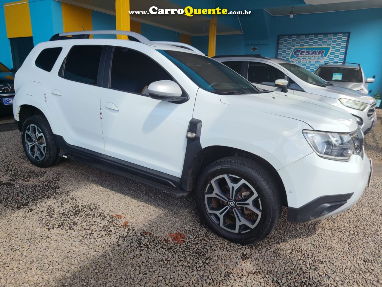 RENAULT   DUSTER ICONIC 1.6 16V FLEX AUT.   BRANCO 2021 1.6 FLEX - Loja
