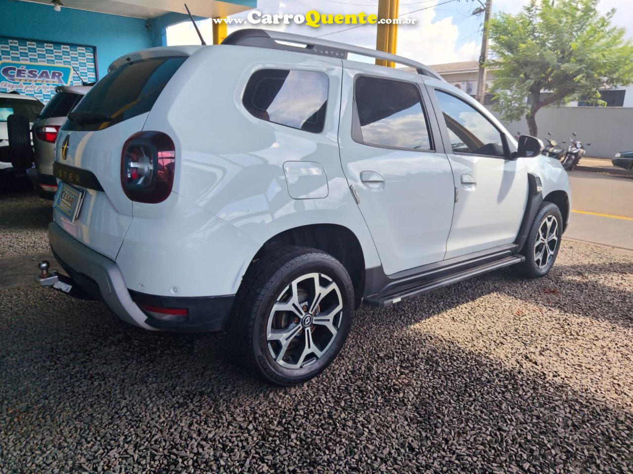 RENAULT   DUSTER ICONIC 1.6 16V FLEX AUT.   BRANCO 2021 1.6 FLEX - Loja