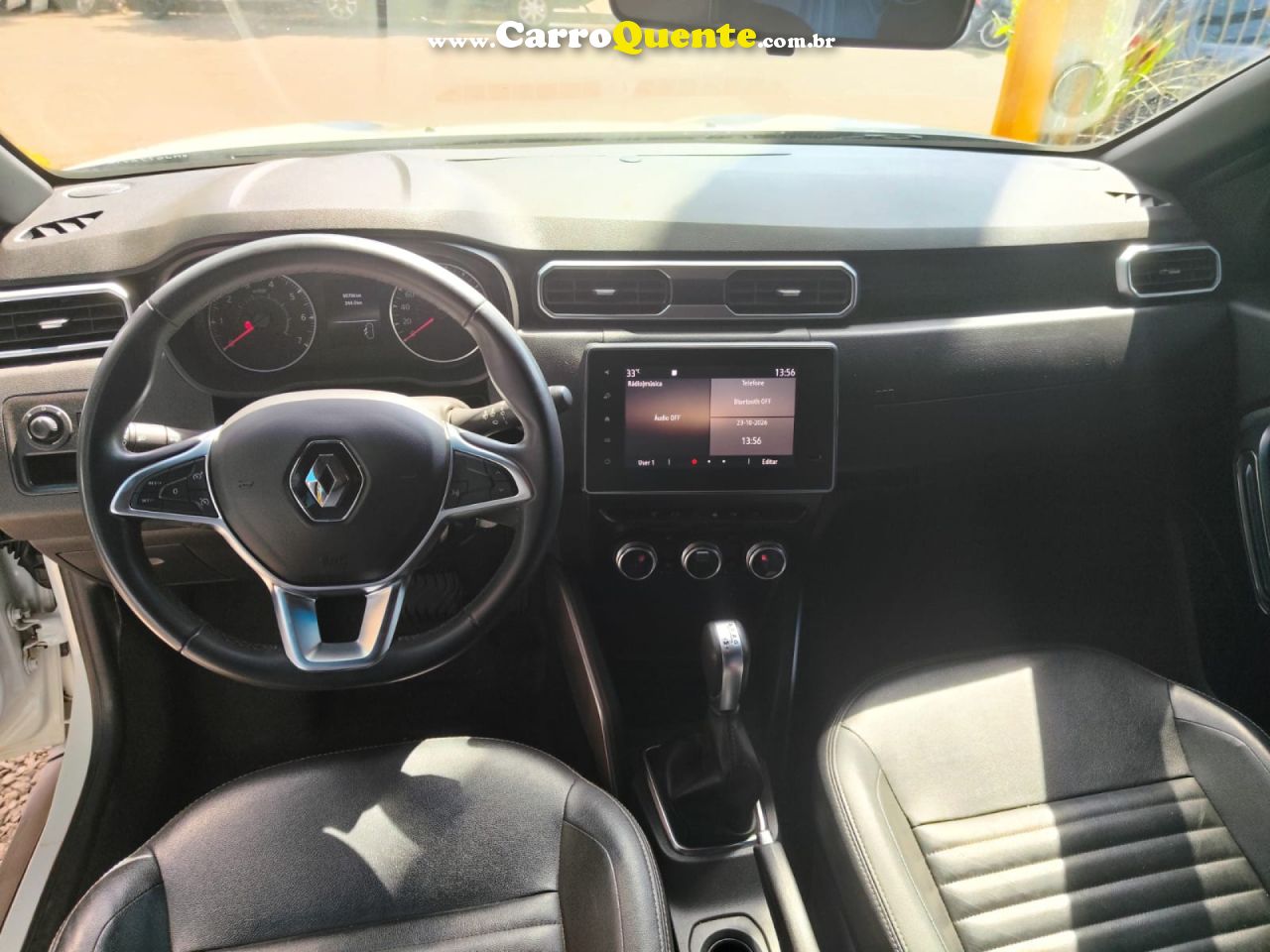 RENAULT   DUSTER ICONIC 1.6 16V FLEX AUT.   BRANCO 2021 1.6 FLEX - Loja