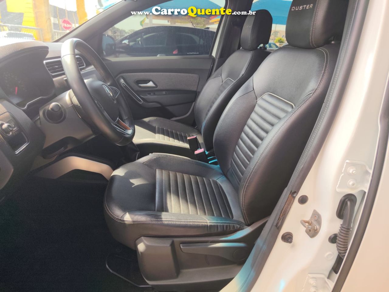 RENAULT   DUSTER ICONIC 1.6 16V FLEX AUT.   BRANCO 2021 1.6 FLEX - Loja