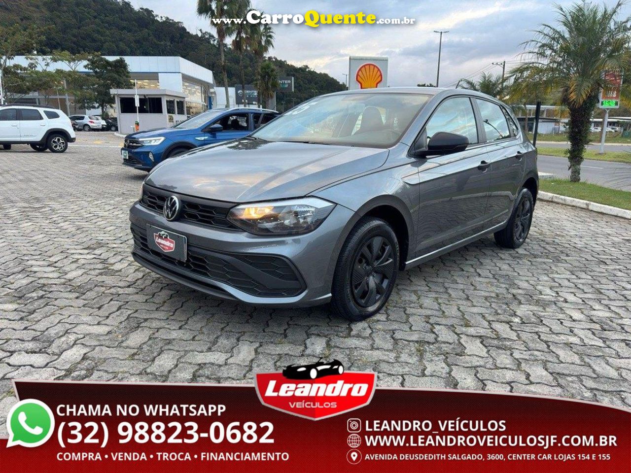 VOLKSWAGEN   POLO TRACK 1.0 FLEX 12V 5P   CINZA 2025 1.0 FLEX - Loja