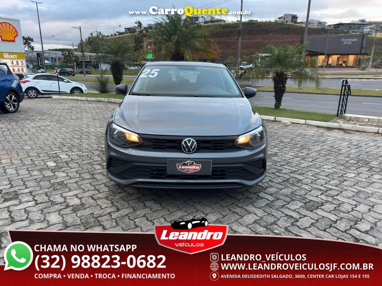 VOLKSWAGEN   POLO TRACK 1.0 FLEX 12V 5P   CINZA 2025 1.0 FLEX - Loja