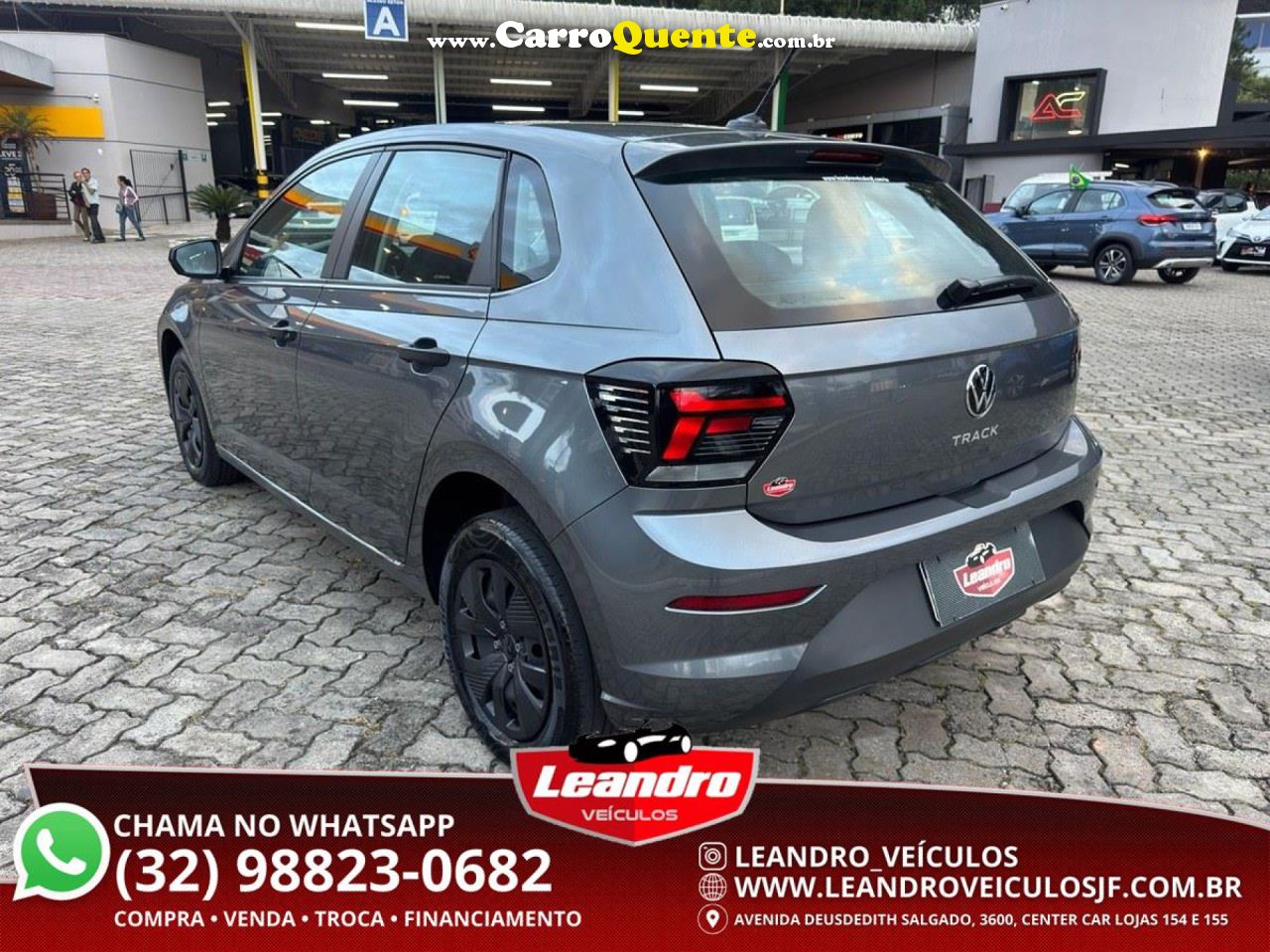 VOLKSWAGEN   POLO TRACK 1.0 FLEX 12V 5P   CINZA 2025 1.0 FLEX - Loja
