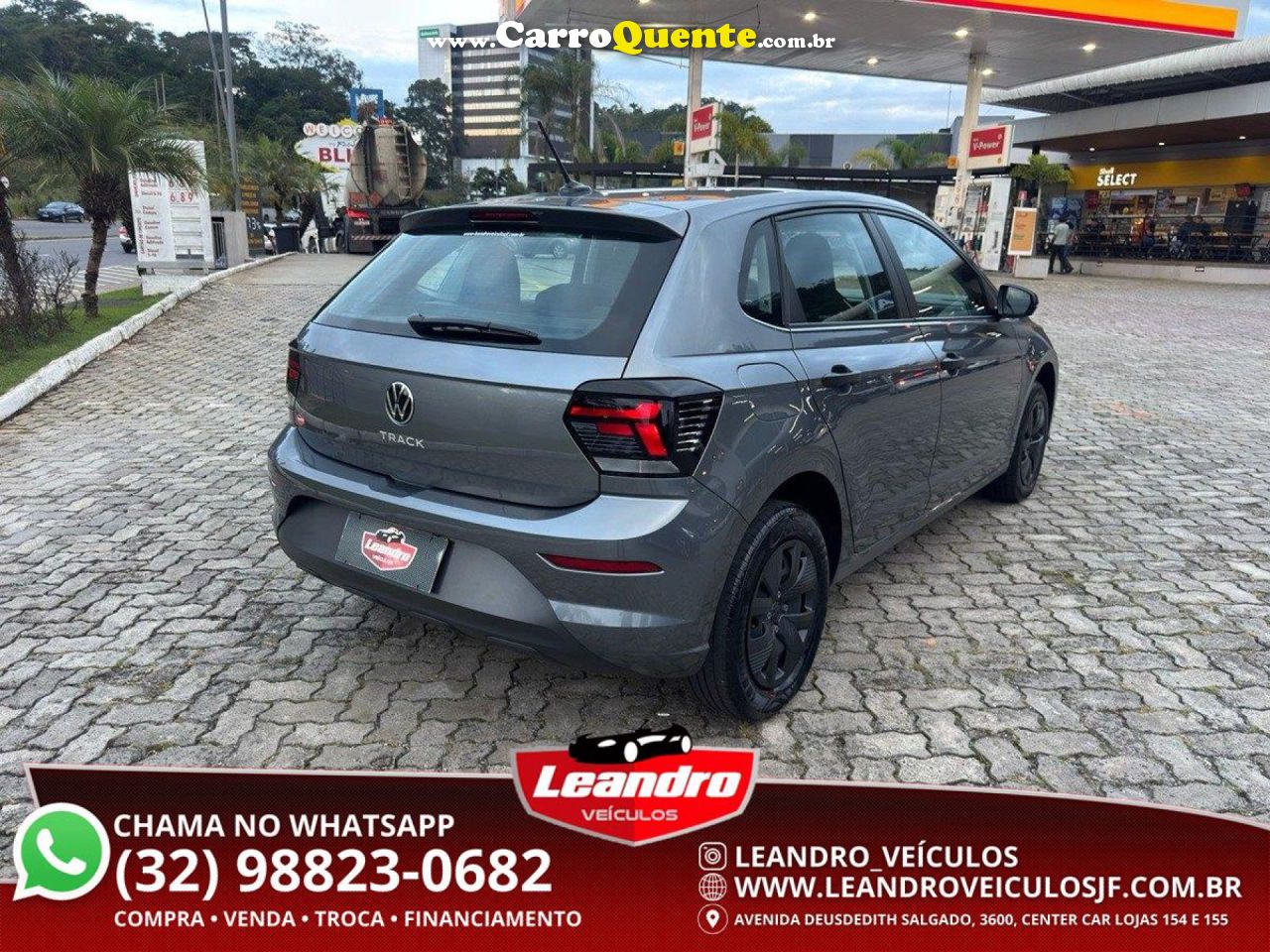 VOLKSWAGEN   POLO TRACK 1.0 FLEX 12V 5P   CINZA 2025 1.0 FLEX - Loja