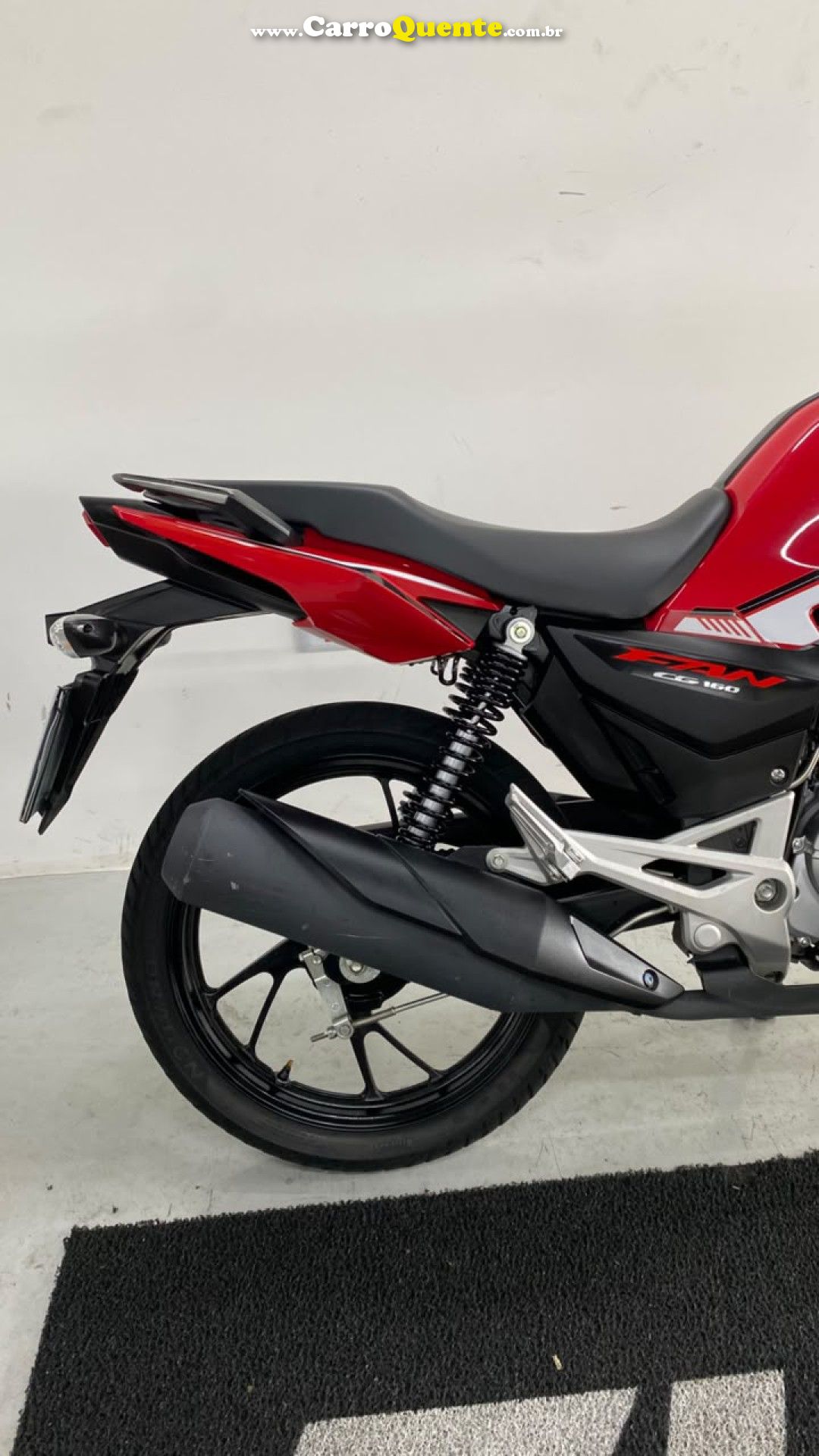 HONDA   HONDACG 160 FAN   VERMELHO 2025 160 GASOLINA - Loja