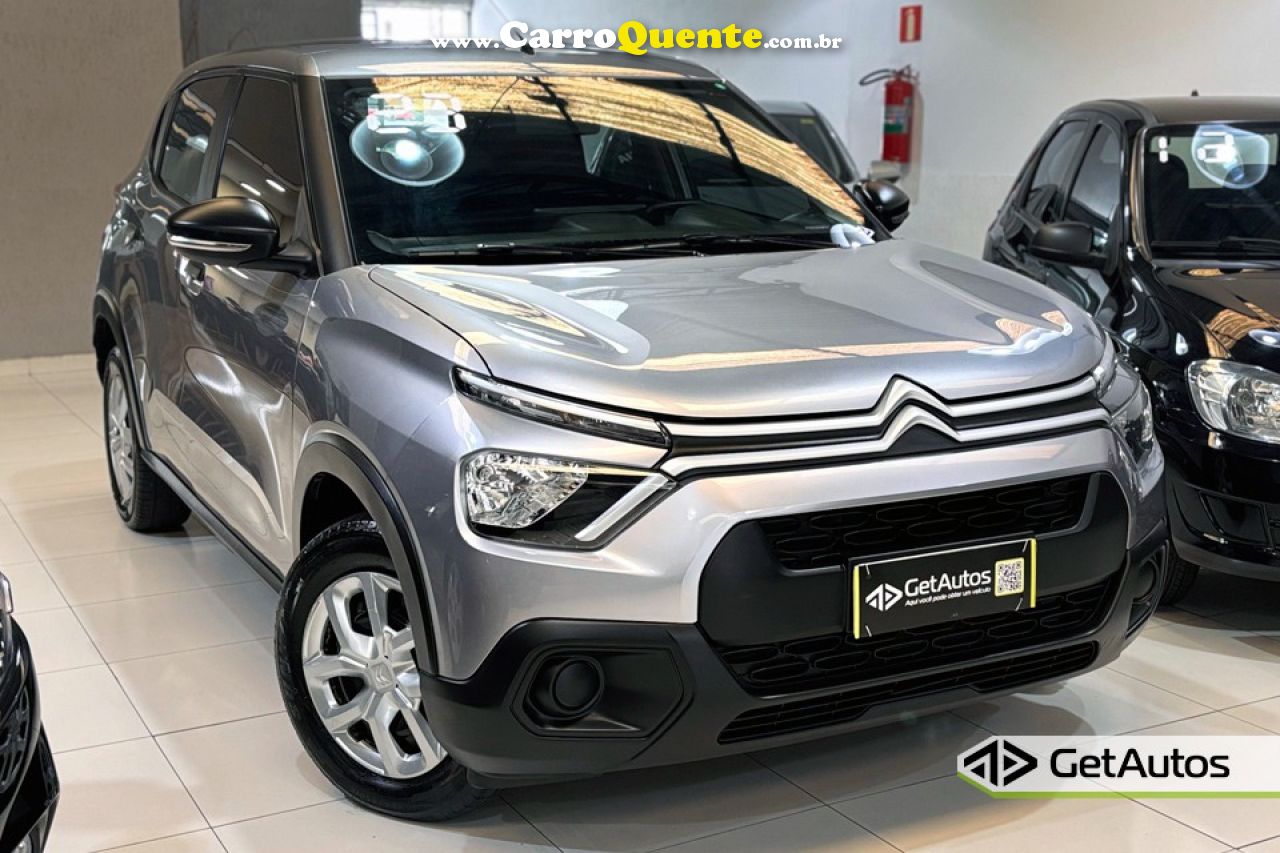 CITROËN   C3 LIVE PACK 1.0 FLEX 6V 5P MEC.   PRATA 2023 1.0 FLEX - Loja