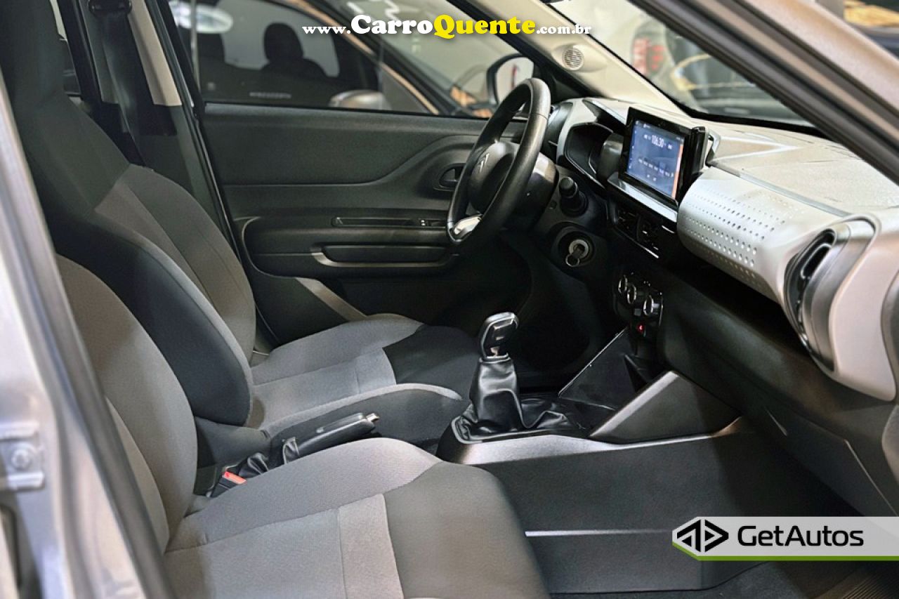 CITROËN   C3 LIVE PACK 1.0 FLEX 6V 5P MEC.   PRATA 2023 1.0 FLEX - Loja