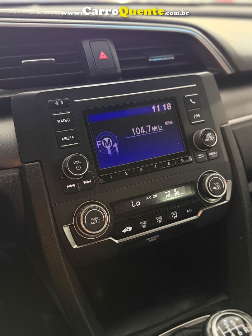 HONDA CIVIC 2.0 16V SPORT 2017 - Loja