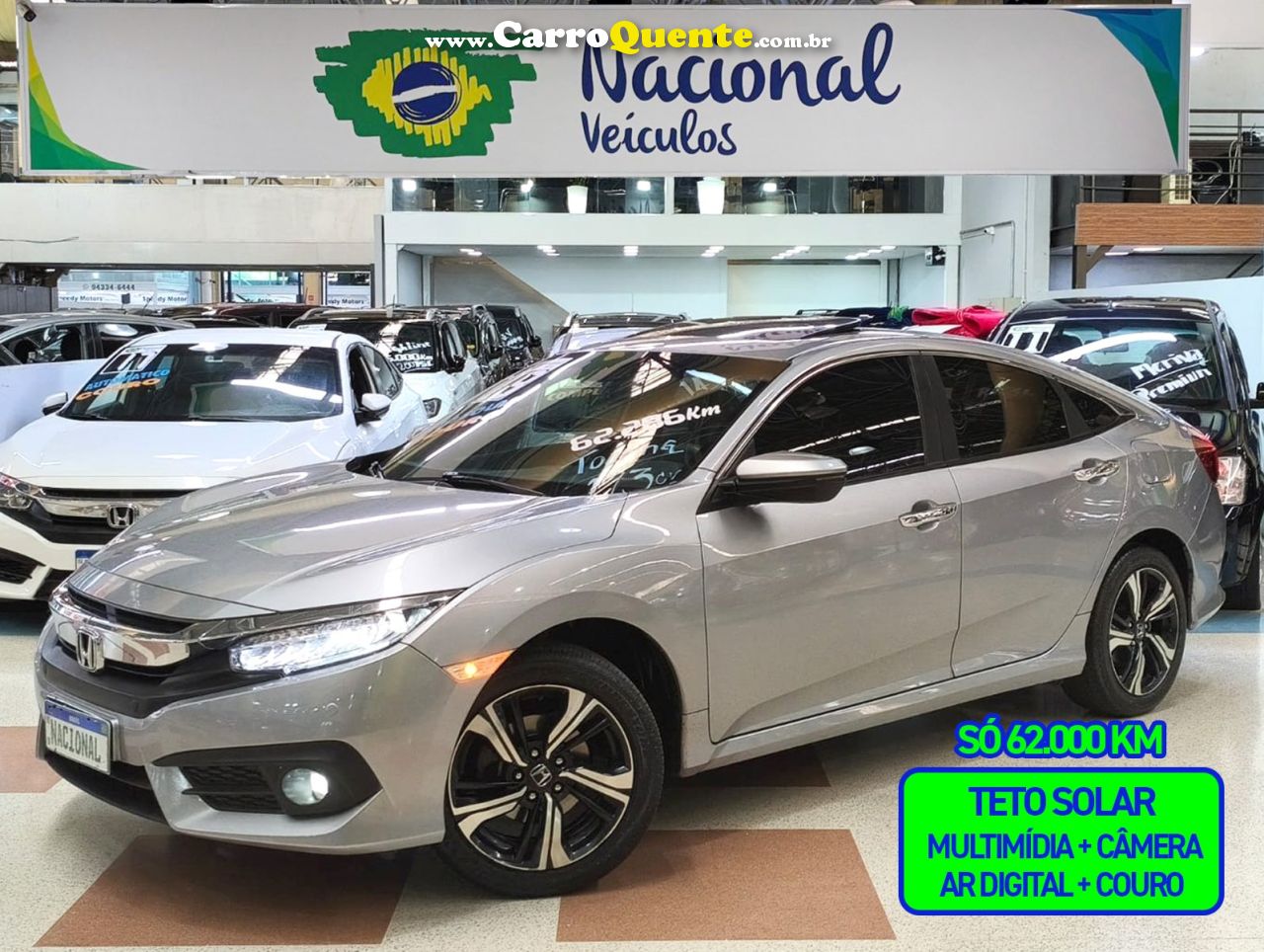 HONDA CIVIC 1.5 16V TURBO TOURING 2019 - Loja